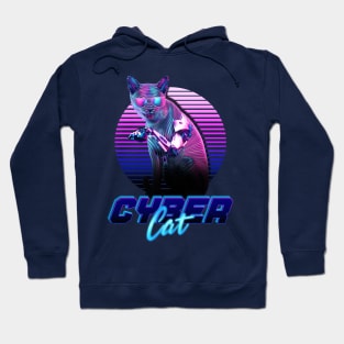 Cybercat Pet Cyborg cat cyberstyle 2077  Video game Hoodie